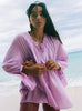 Lilly Pilly - Thalia Cotton Voile Shirt. Orchid.
