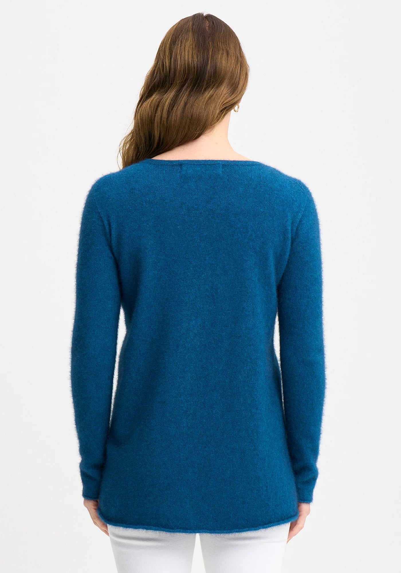 Merino Mink - Essential Sweater. Aegean.