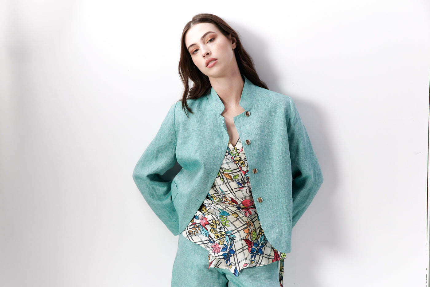 Vale and Ward. Claudia Jacket. Wasabi.
