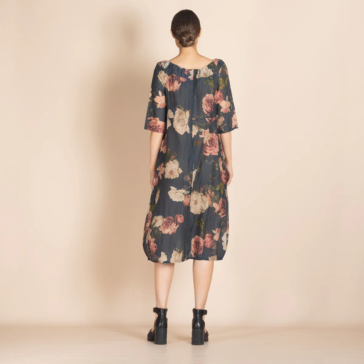 Megan Salmon - Charlotte dress. Roses