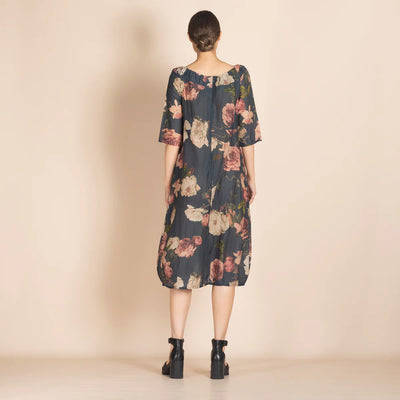 Megan Salmon - Charlotte dress. Roses