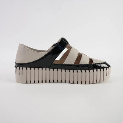 Django & Juliette - Baytown Sneaker. Black/Almond.