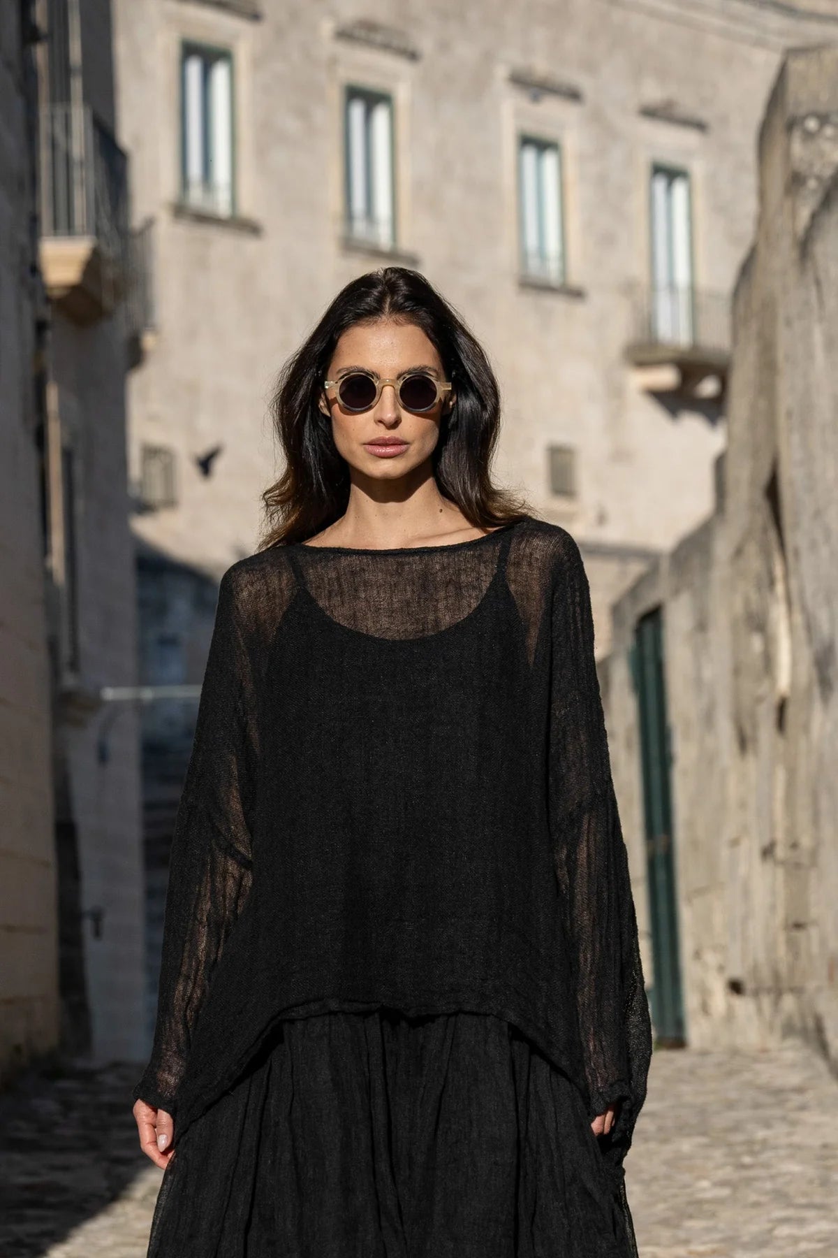 MegByDesign - St Barts Top Black