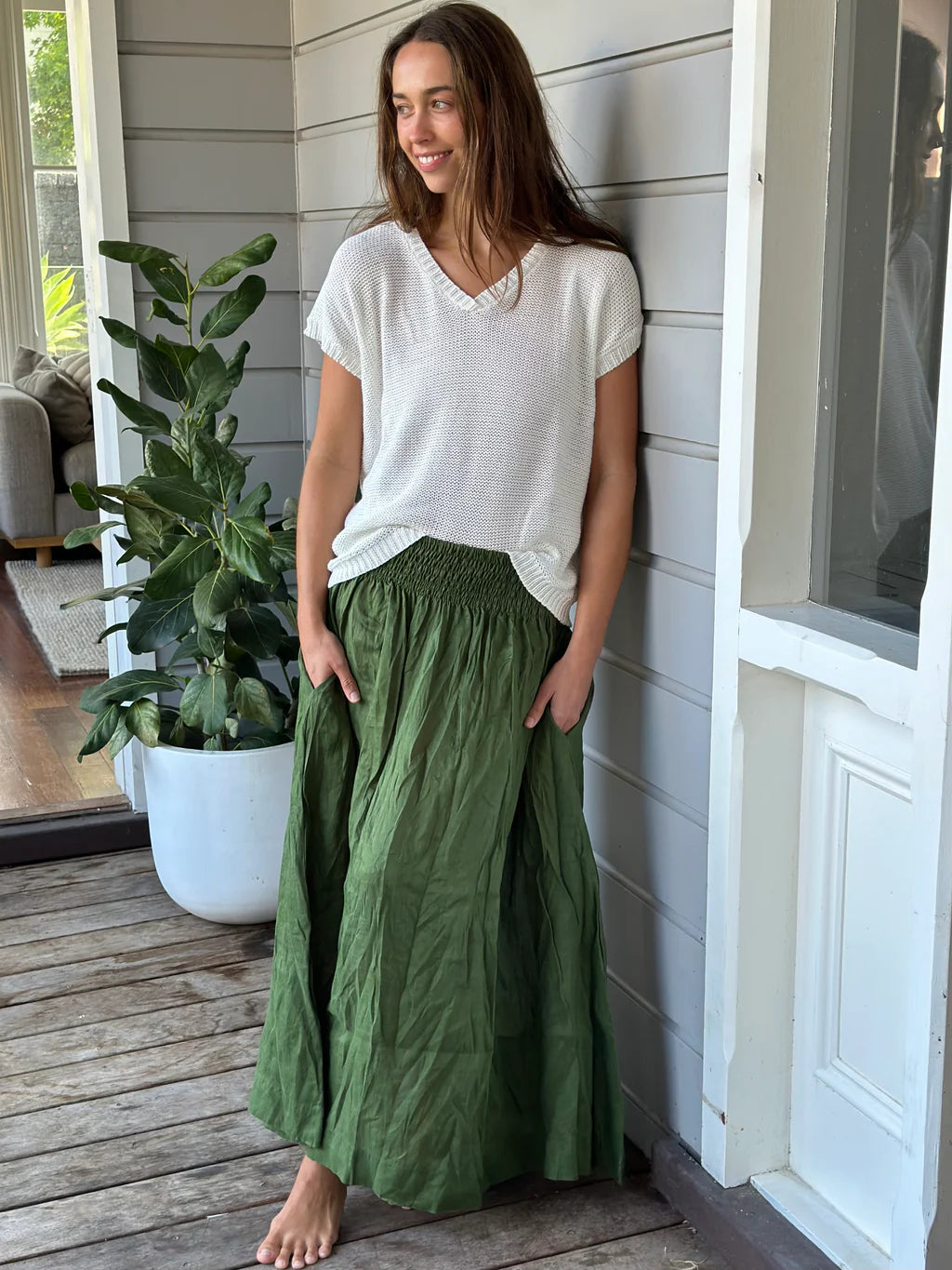 Frockk - Lulu Skirt. Moss.