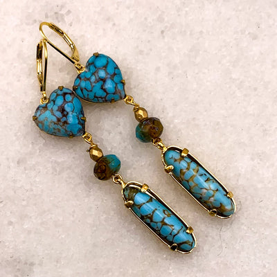 Turquoise Romance Earring