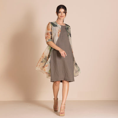 Megan Salmon - Roses Organza Dress Coat.