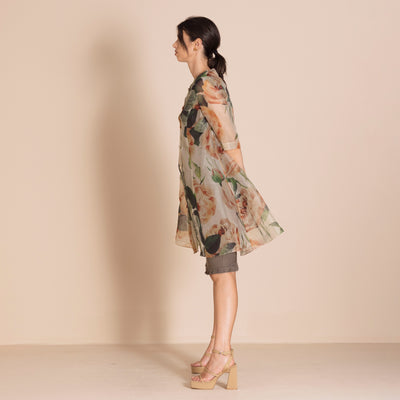 Megan Salmon - Roses Organza Dress Coat.