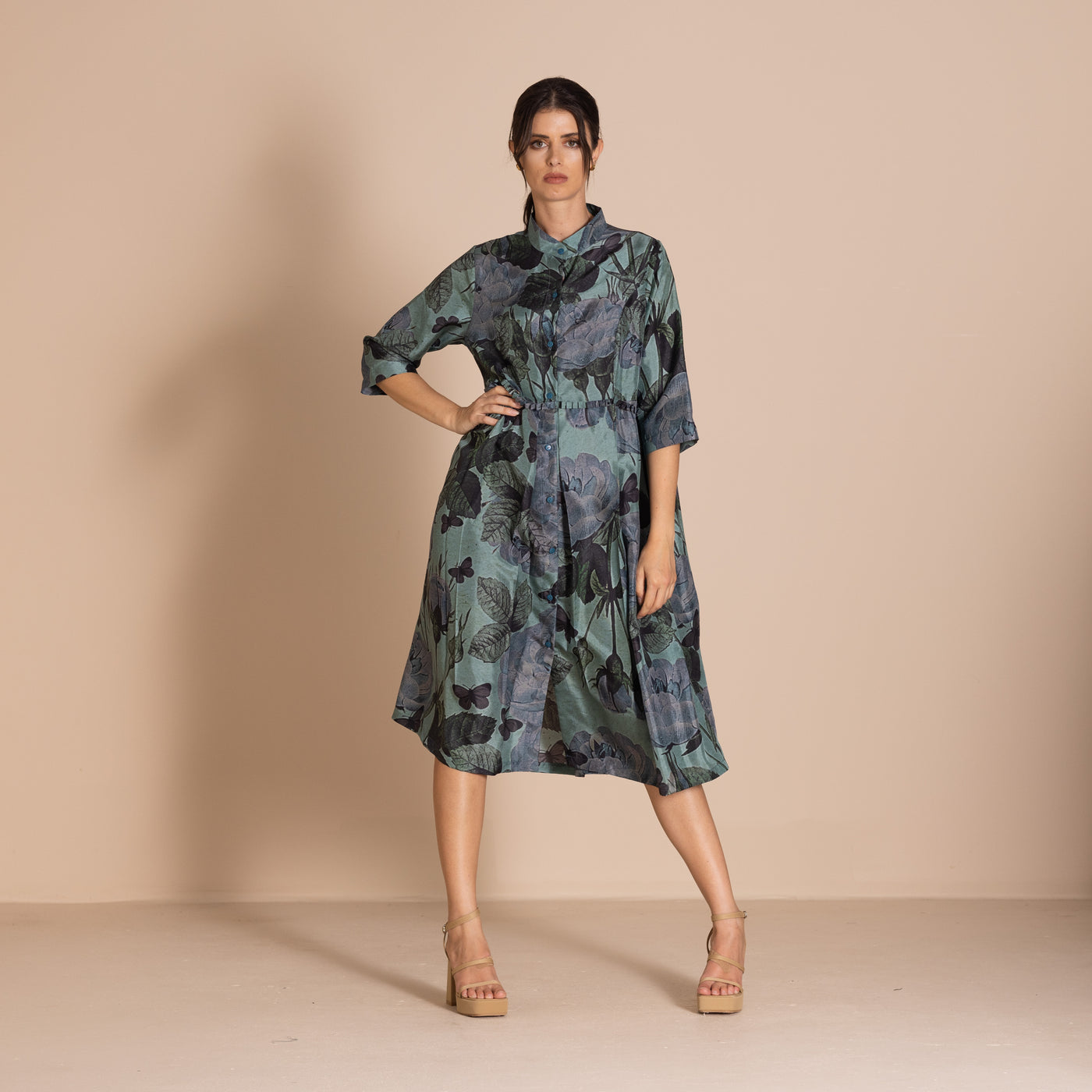 Megan Salmon - Molly Grandpa Dress. Butterfly.