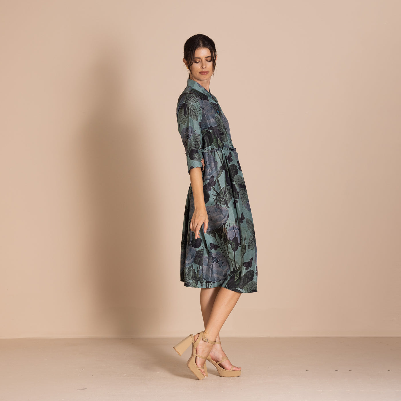Megan Salmon - Molly Grandpa Dress. Butterfly.