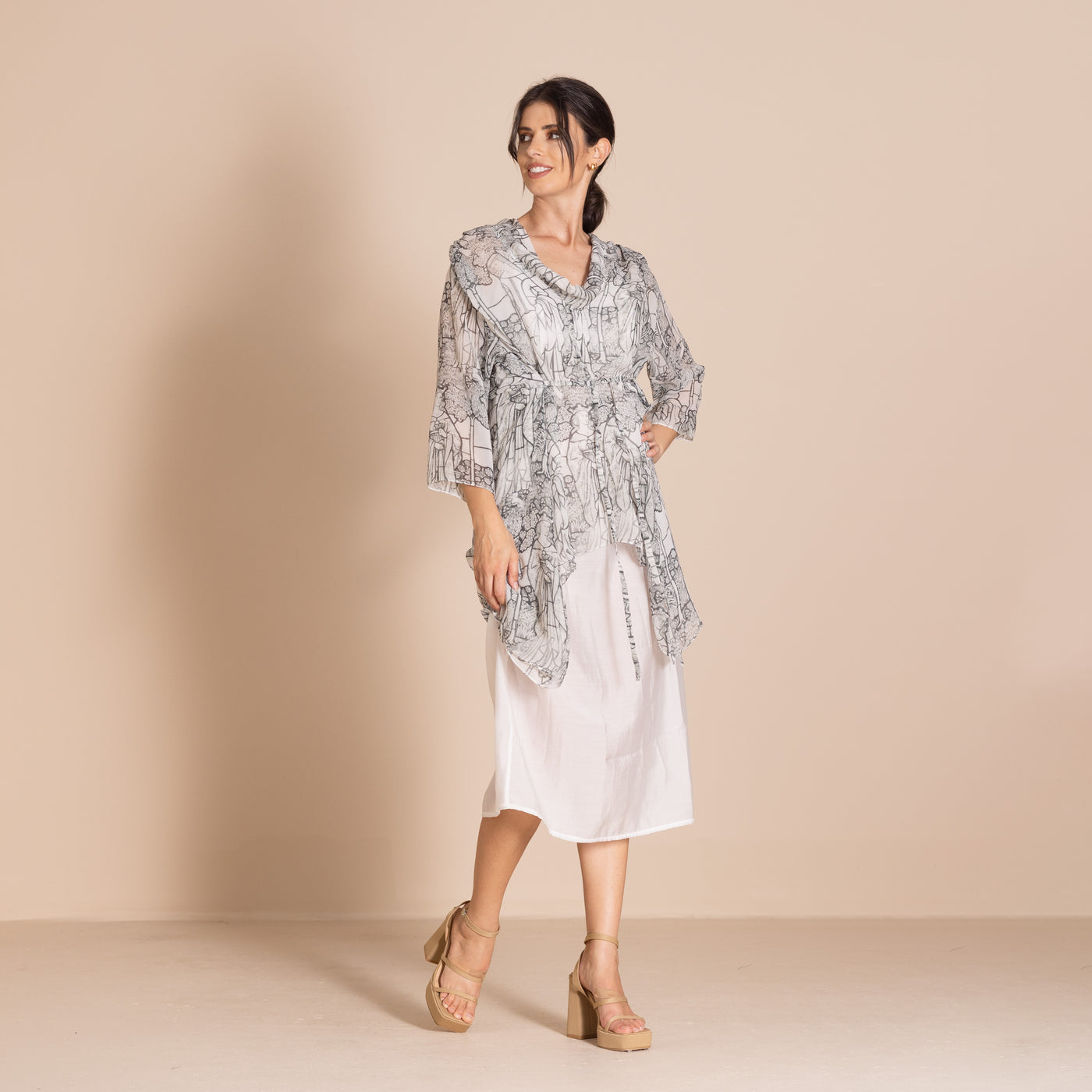 Megan Salmon - BITP Iman Tunic. Barefoot In The Park.