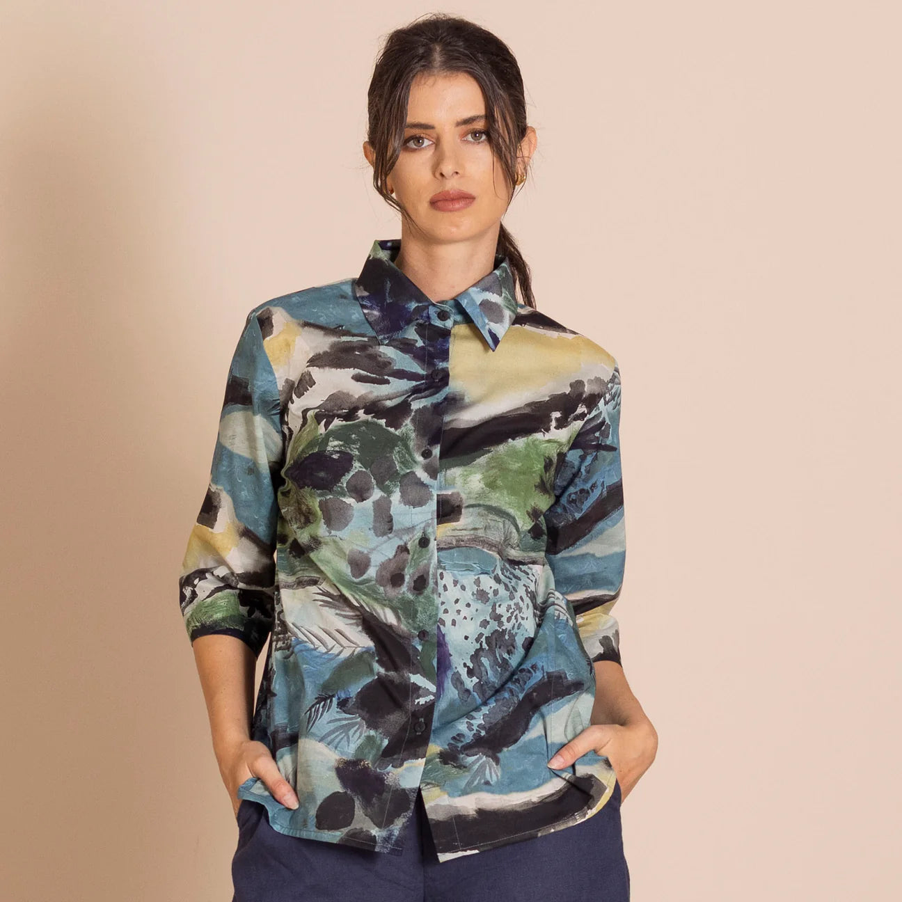 Megan Salmon - Park Life trapeze Shirt.