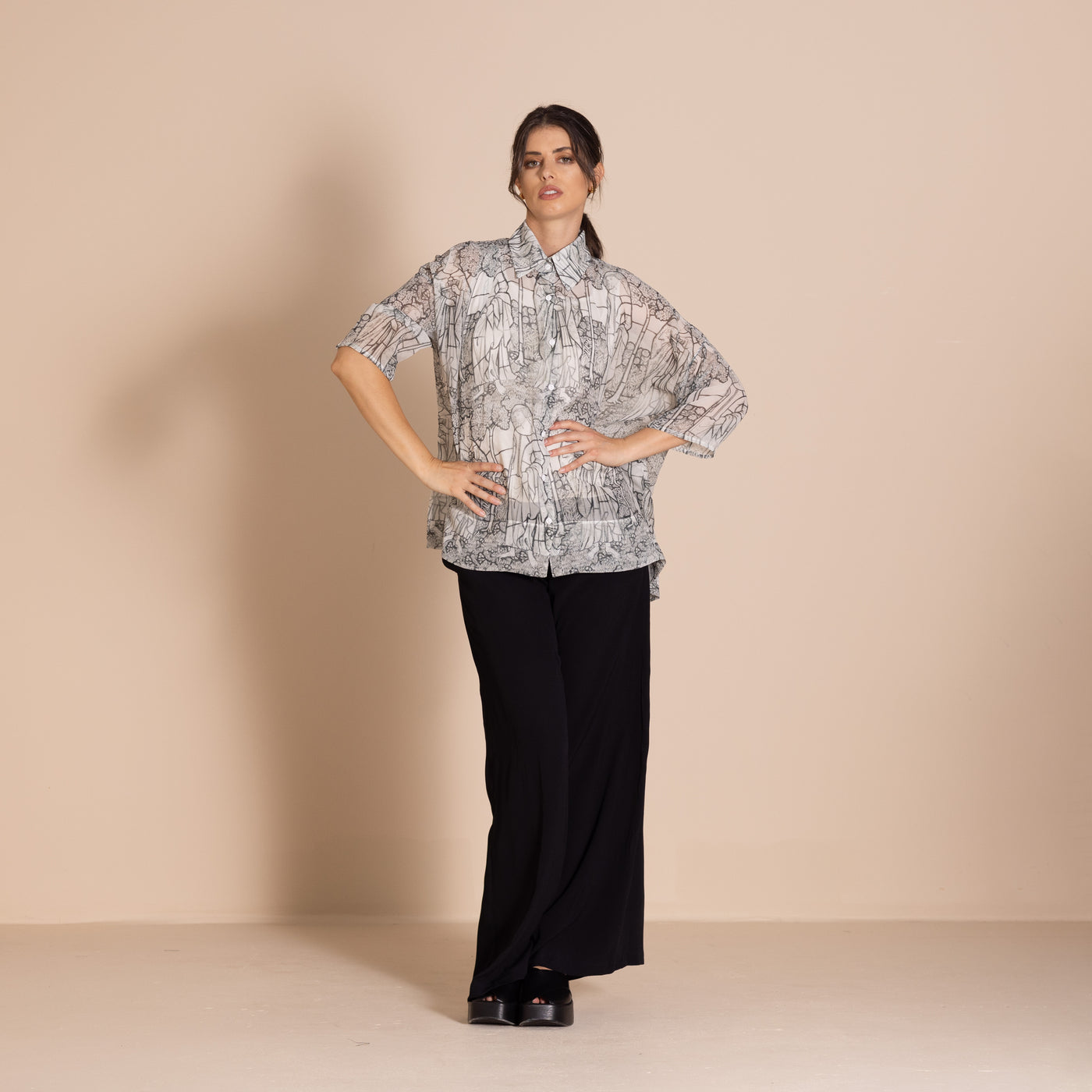 Megan Salmon - BITP Box Shirt. Barefoot In The Park.