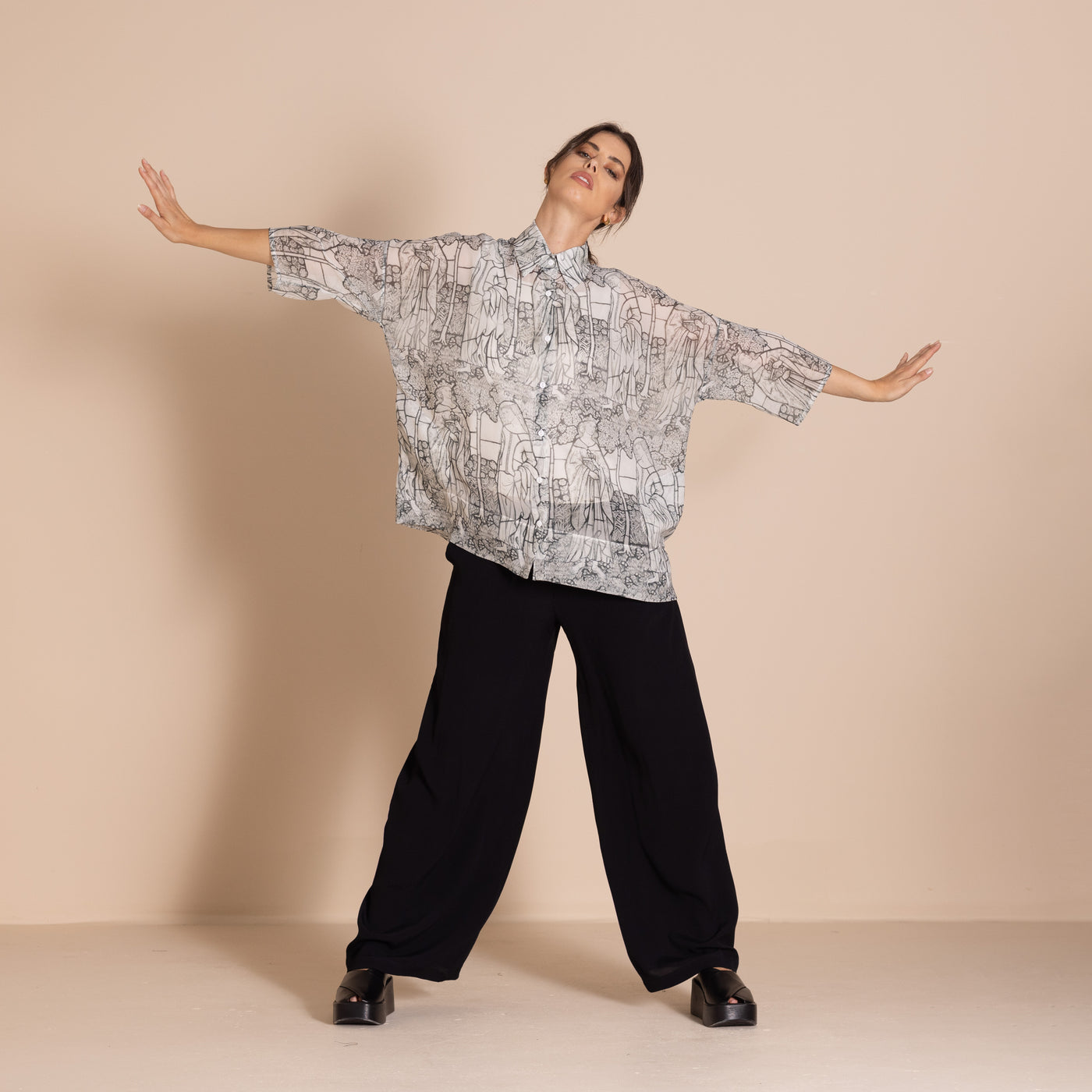 Megan Salmon - BITP Box Shirt. Barefoot In The Park.