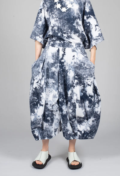 Moyuru Kosho Pants 441 - White/Navy