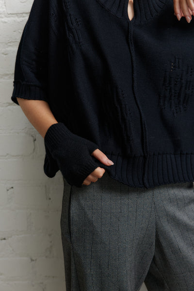 Vale and Ward - Natalie Knit. Black