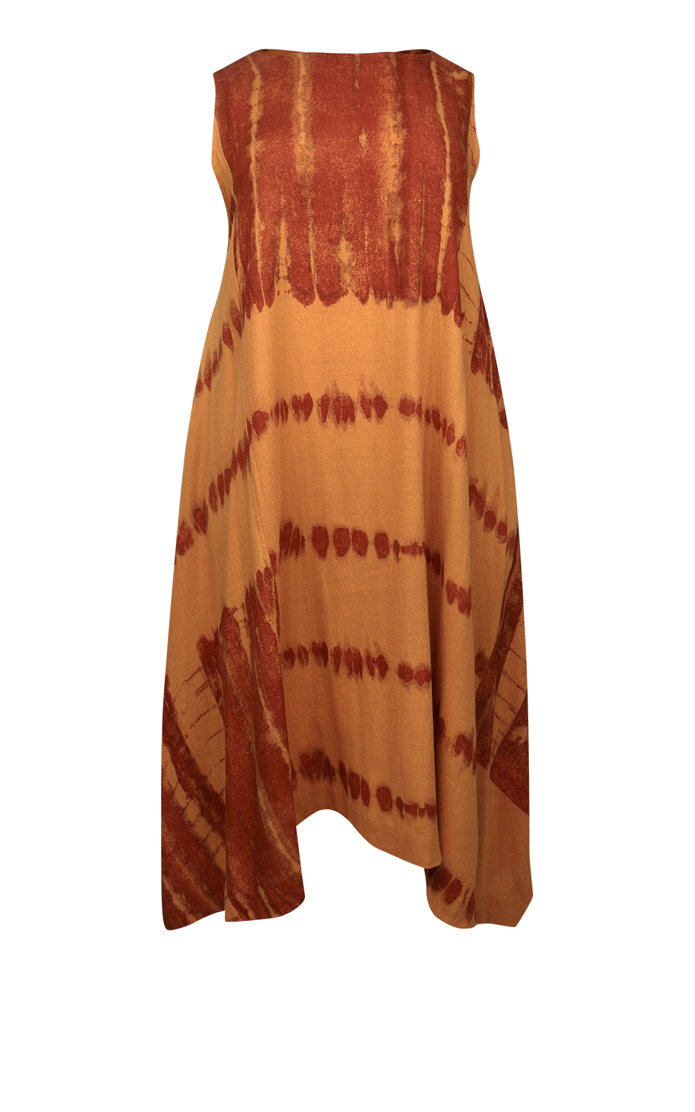 Moyuru - Dye Dress 415. Orange/Red