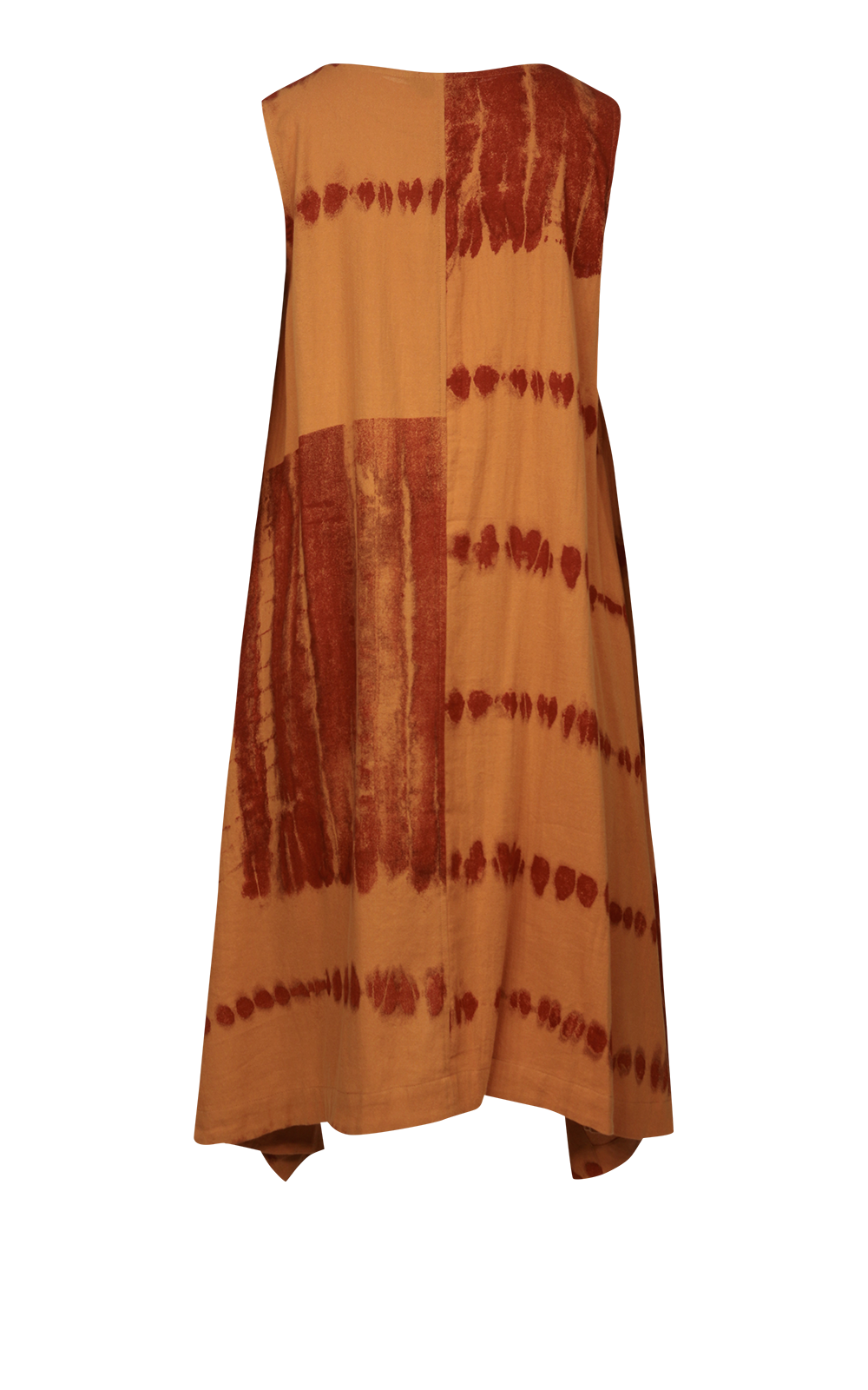 Moyuru - Dye Dress 415. Orange/Red