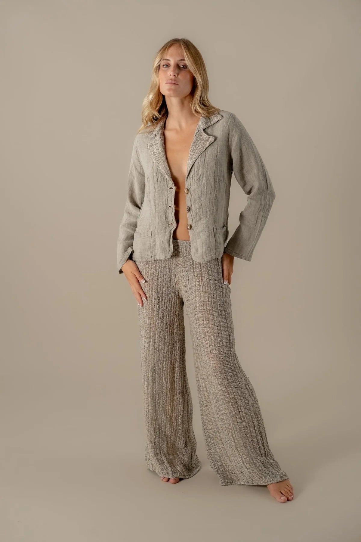 La Bottega Di Brunella - Giacca Esna Egitto. Naturale.