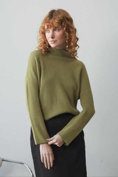 Lilly Pilly - Lumi knit. Olive.