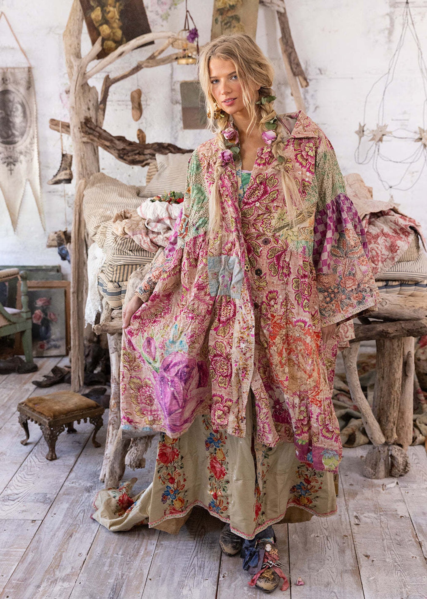 Magnolia Pearl a Ysa Double Breasted Coat Jacket 1161. Himalayan