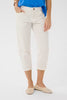 CREAM - Berta Capri Twill Coco Fit. Snow White.