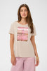 CREAM - Joliy T-Shirt. Pink Nectar Paris.