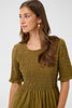 CREAM - Jana Dress. Gothic Olive.