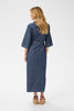 CREAM - Agate Denim Dress. Rossland Pinstriped Denim.