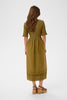 CREAM - Jana Dress. Gothic Olive.