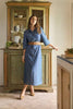 CREAM - Agate Denim Dress. Rossland Pinstriped Denim.