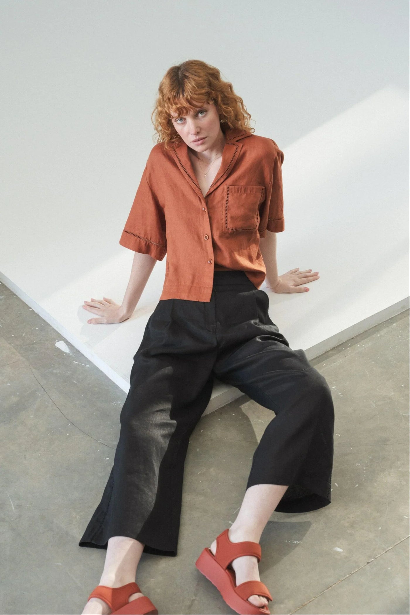 Lilly Pilly Rika Pants. Black.