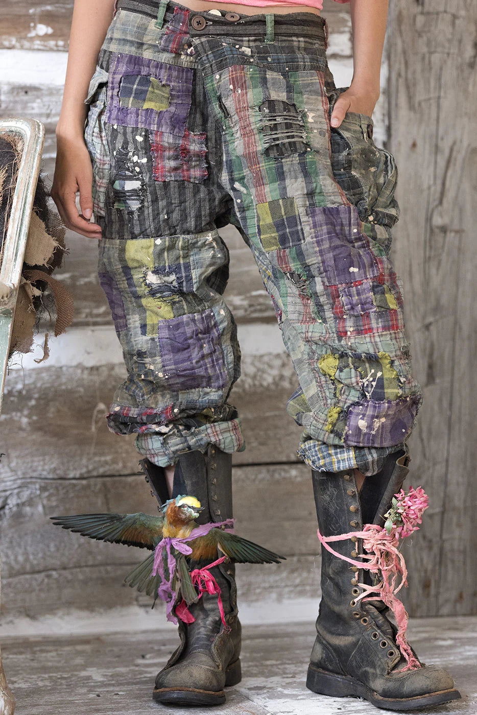 Magnolia Pearl - Oxford Cargo pants.