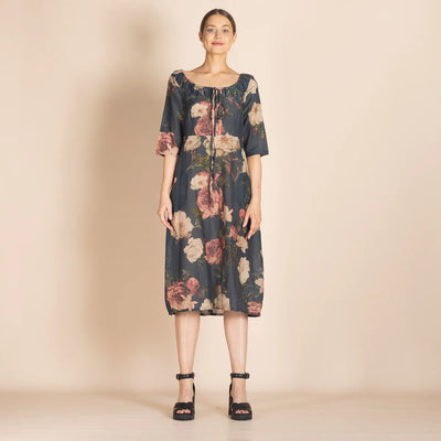 Megan Salmon - Charlotte dress. Roses
