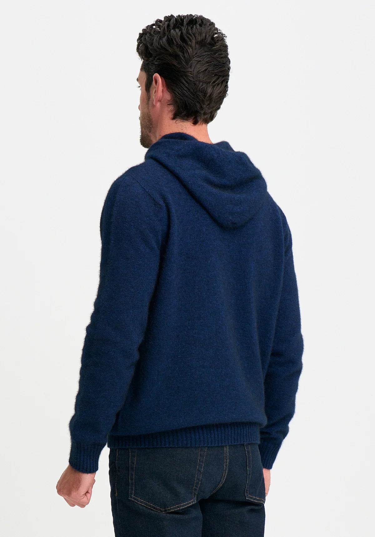 Merino Mink - Giles hoodie. Zephyr.