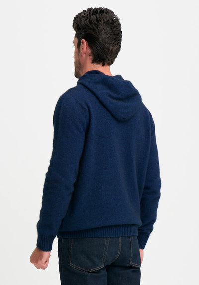 Merino Mink - Giles hoodie. Zephyr.