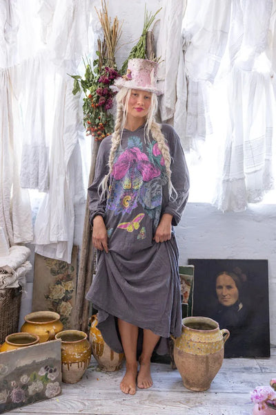 Magnolia Pearl FLOR DE LA PASION VIGGO HOODIE TEE DRESS - DRESS 1348