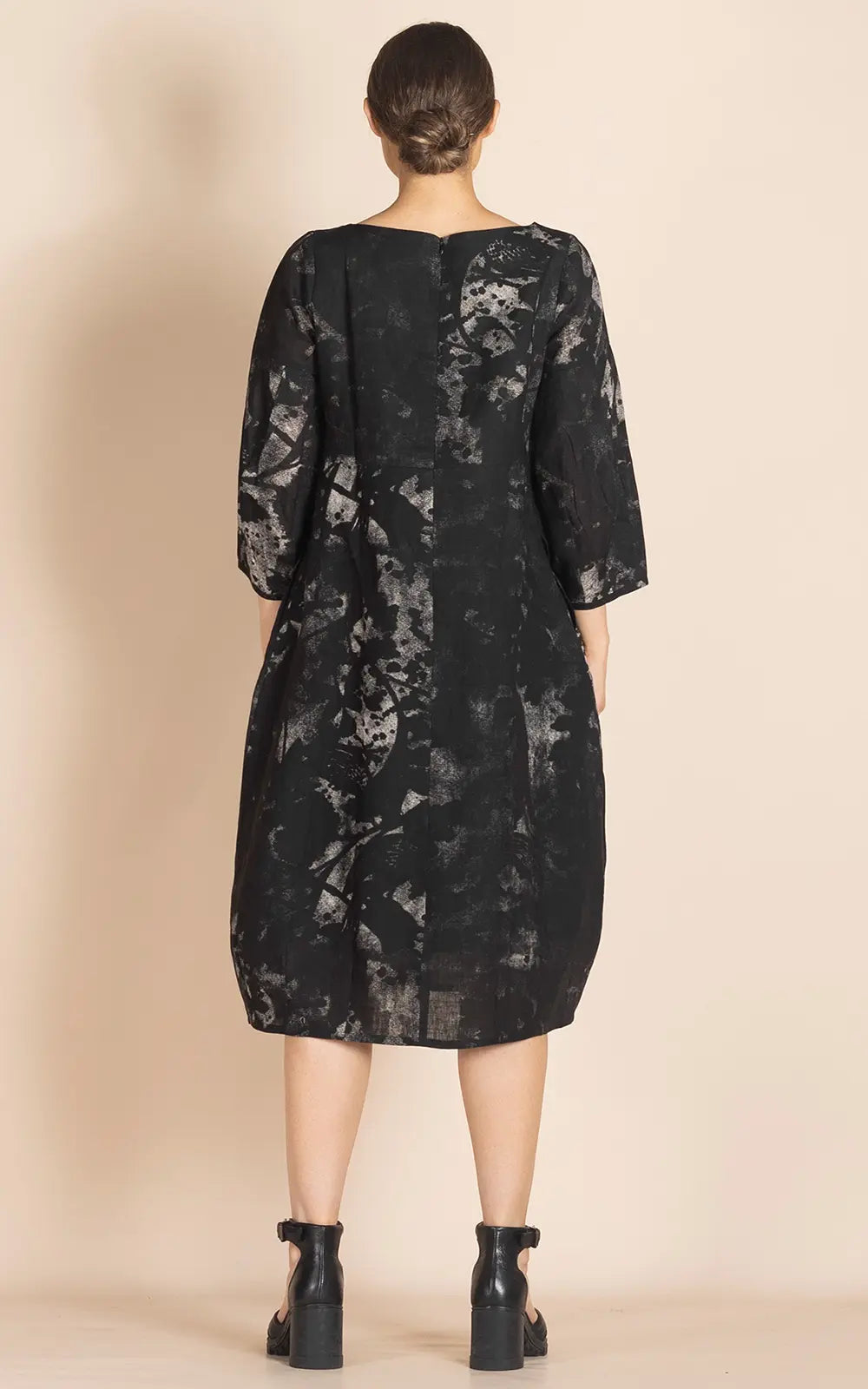Megan Salmon - Forest floor Augusta dress.