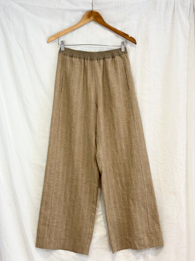 Vale and Ward - Connor Pant. Sand stripe