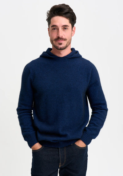 Merino Mink - Giles hoodie. Zephyr.
