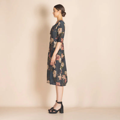 Megan Salmon - Charlotte dress. Roses
