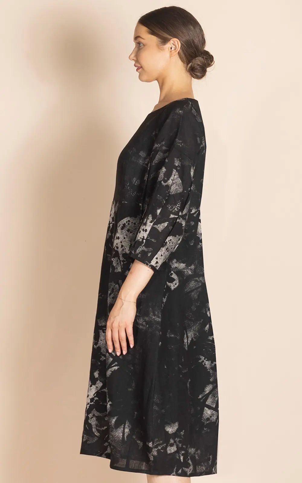 Megan Salmon - Forest floor Augusta dress.