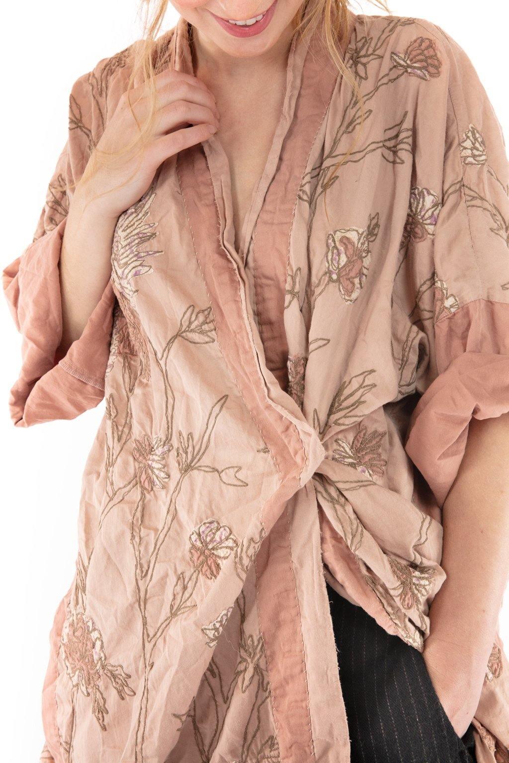 Magnolia Pearl - JACKET 479-
Lilikoi Kimono. Flower
