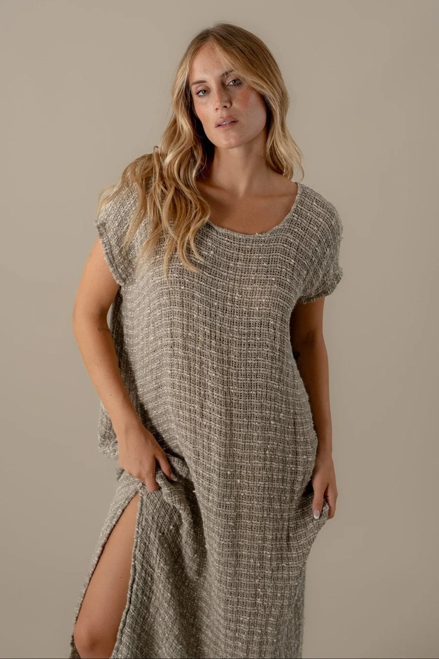 La Bottega Di Brunella - Vestito Icaro Campagna Luxor. Palma.(Green)