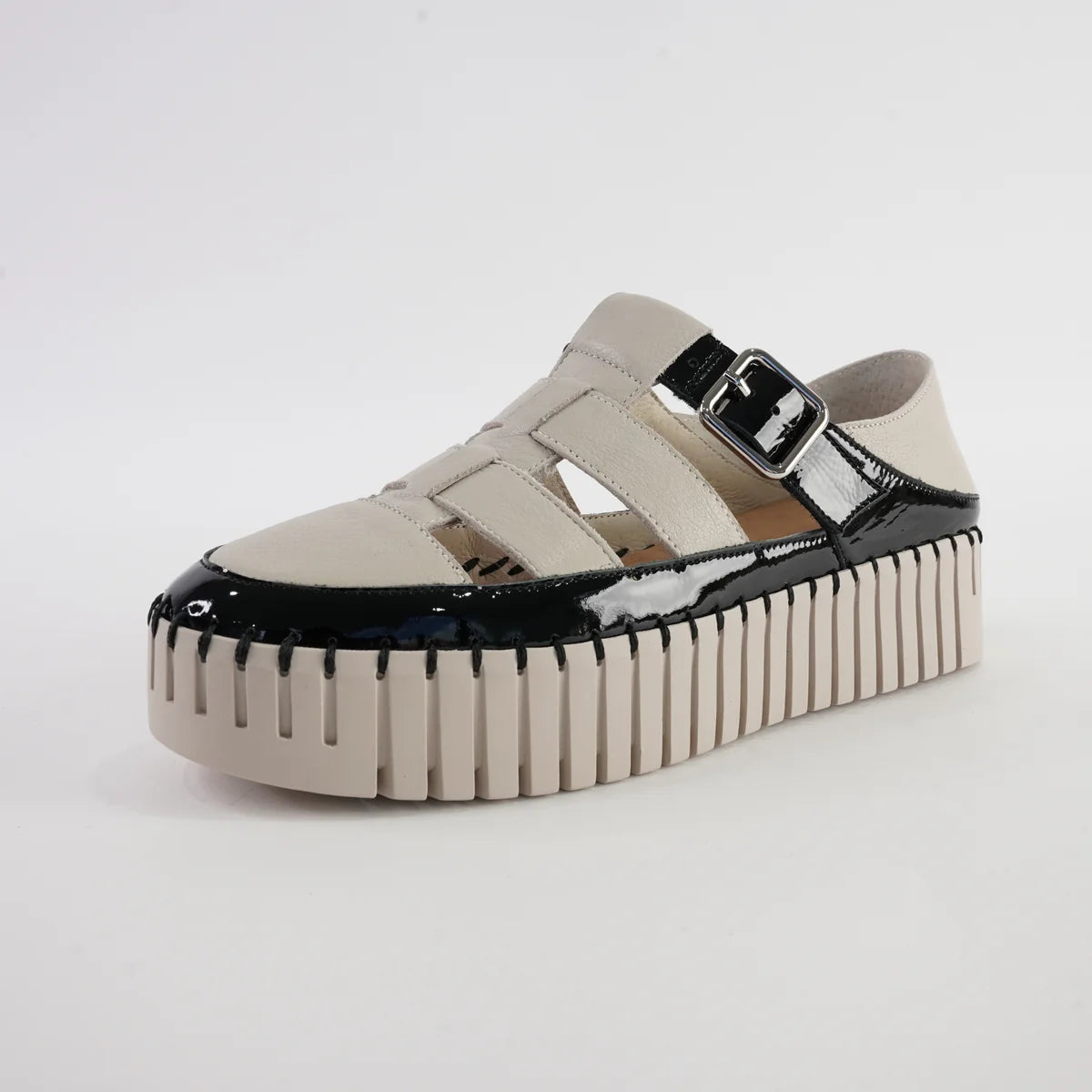 Django & Juliette - Baytown Sneaker. Black/Almond.