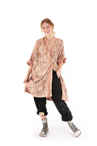 Magnolia Pearl - JACKET 479-
Lilikoi Kimono. Flower