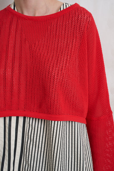 Vale and Ward - Jewly knit. Red.