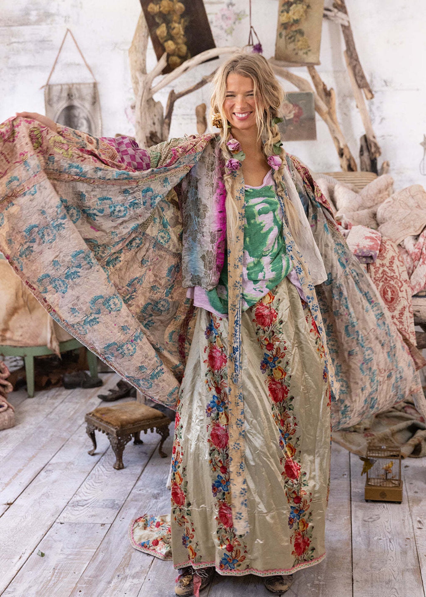 Magnolia Pearl a Ysa Double Breasted Coat Jacket 1161. Himalayan