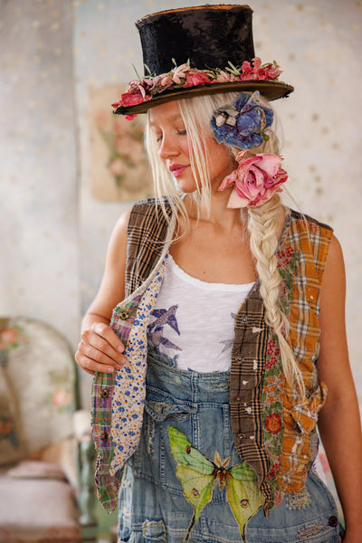 Magnolia Pearl - PATCHWORK ANDRIY VEST. Madras.