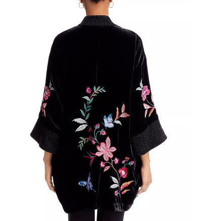 Johnny Was - Sandra velvet kimono.