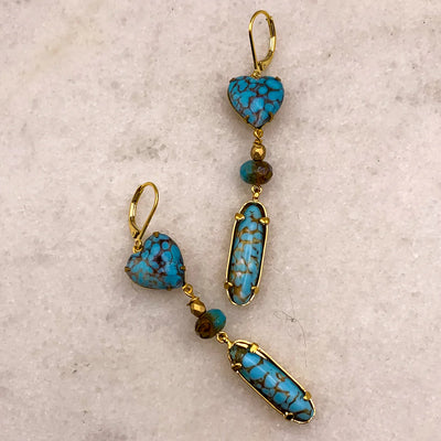 Turquoise Romance Earring